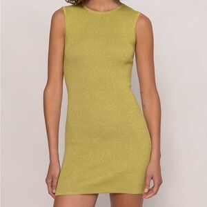 Posse sutton mini dress green
